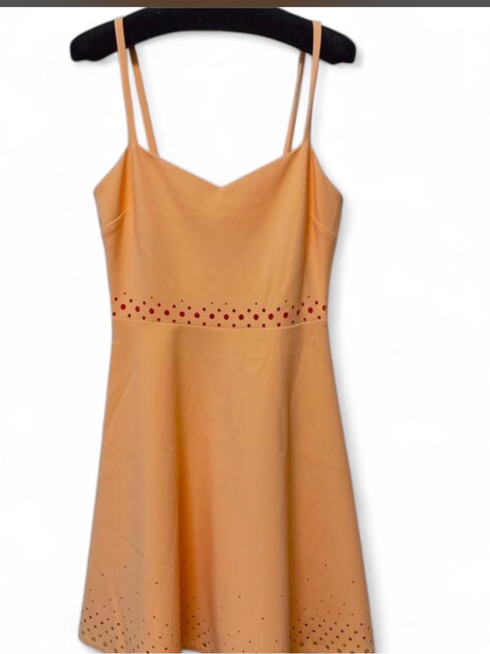 NWT Likely Peach Spaghetti-Strap A-Line Mini Dress